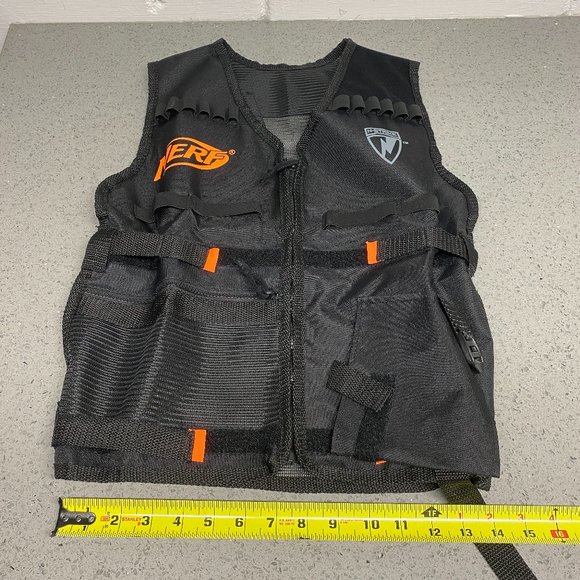 Official HASBRO Black Nerf Tactical Vest N Strike Series Kids - Picture 7 of 7